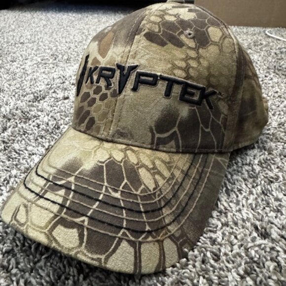 Kryptek Camo / American Flag Hat - Picture 1 of 2